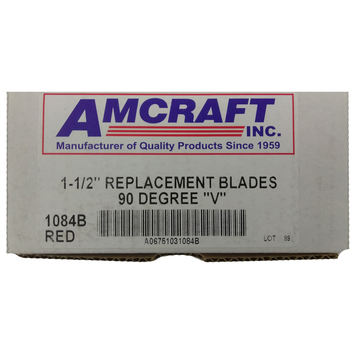 Amcraft Red 90 V or Miter Cut Replacement Blades